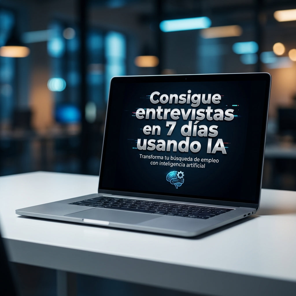 “Consigue entrevistas en 7 días usando IA”