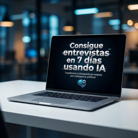 “Consigue entrevistas en 7 días usando IA”